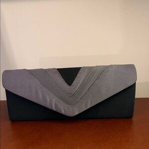 Elegant Black and Gray Clutch